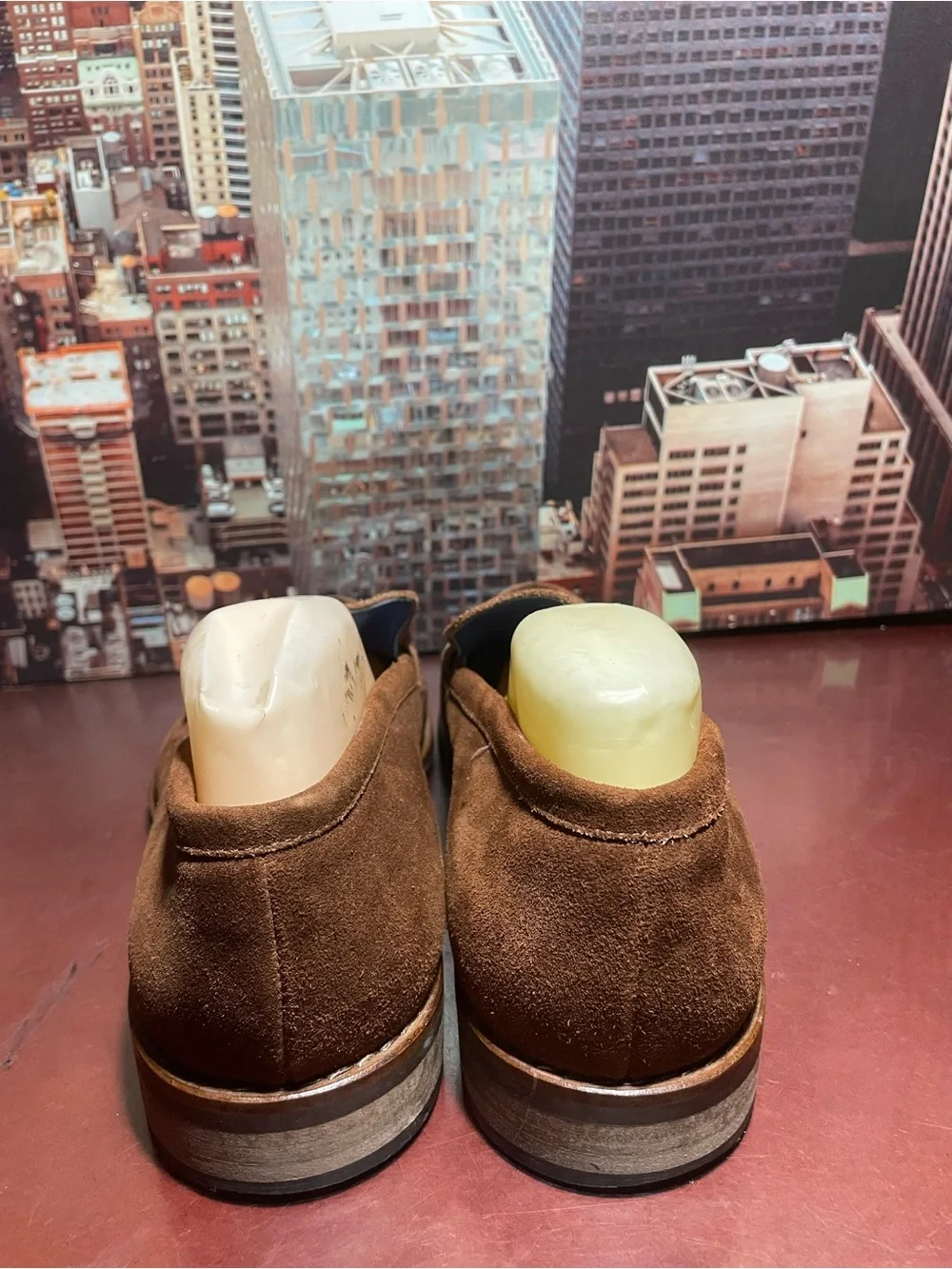 Peter Millar Madison Penny Loafer Brown Men’s Size 11.5 Suede
